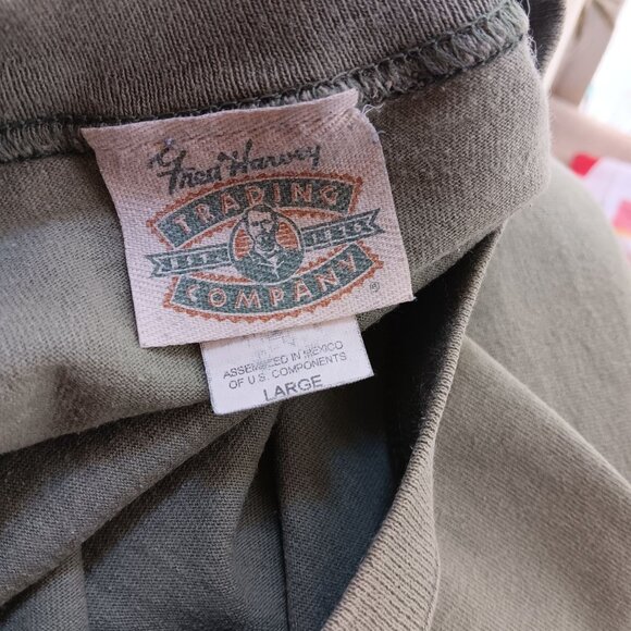 Large True Vintage Mt. Rushmore Graphic T-Shirt Harvey Trading Co. Embroidered - Picture 4 of 5